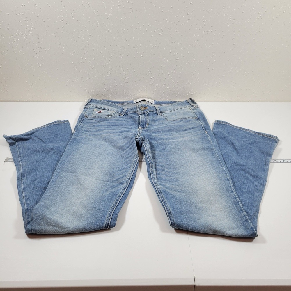 NWT Hollister Women's Jeans Skinny Bootcut Size 30x33 Blue